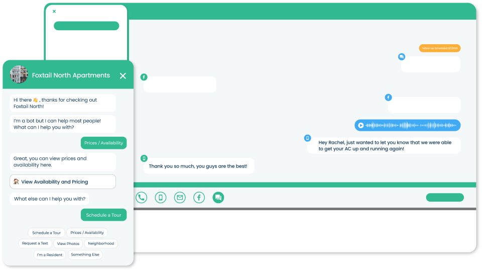 Knock CRM Chatbot